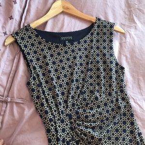 En Focus cinched waist dress